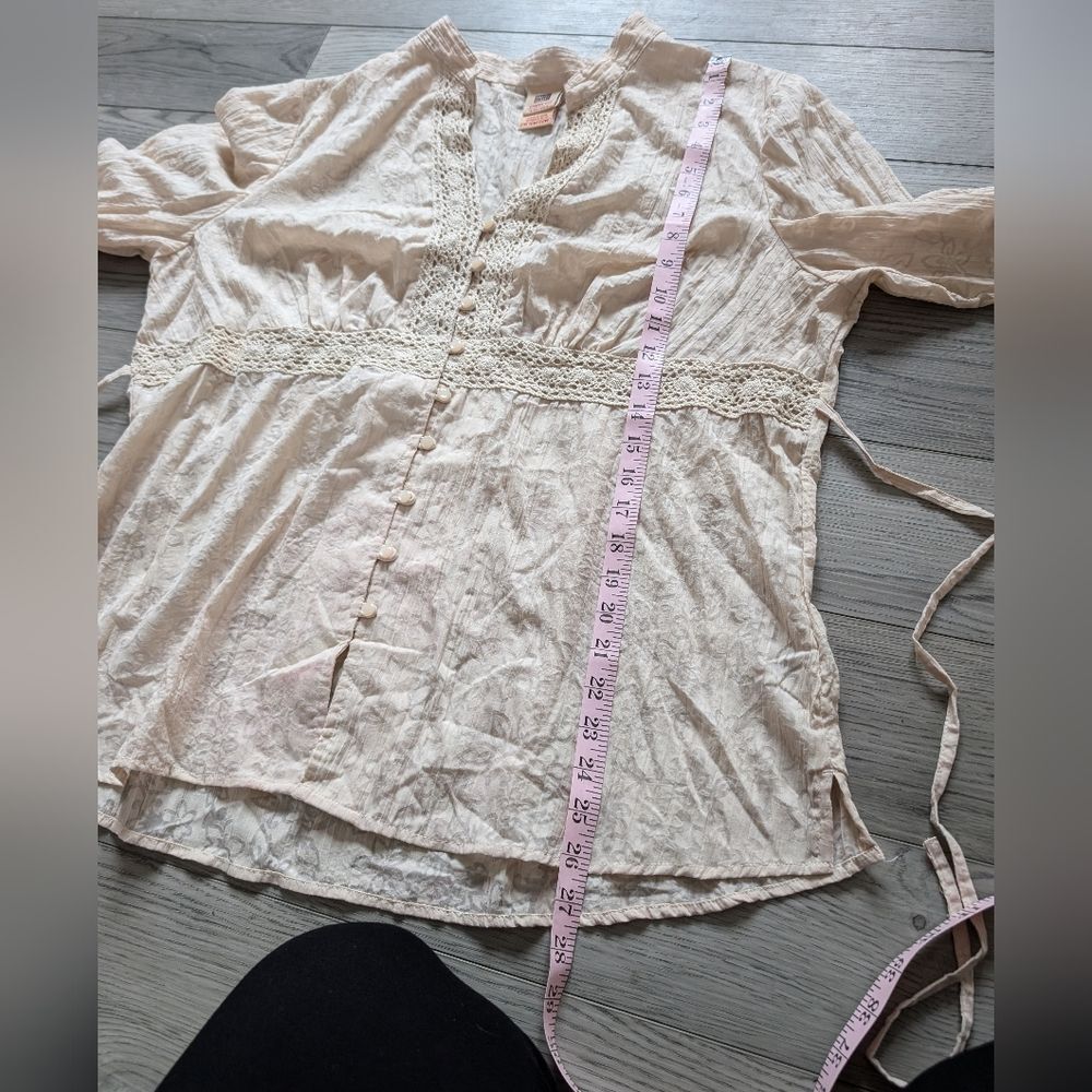 Vintage‎ Y2K Babydoll Peasant Cottagecore Top Plus Size 2X - Picture 8 of 8